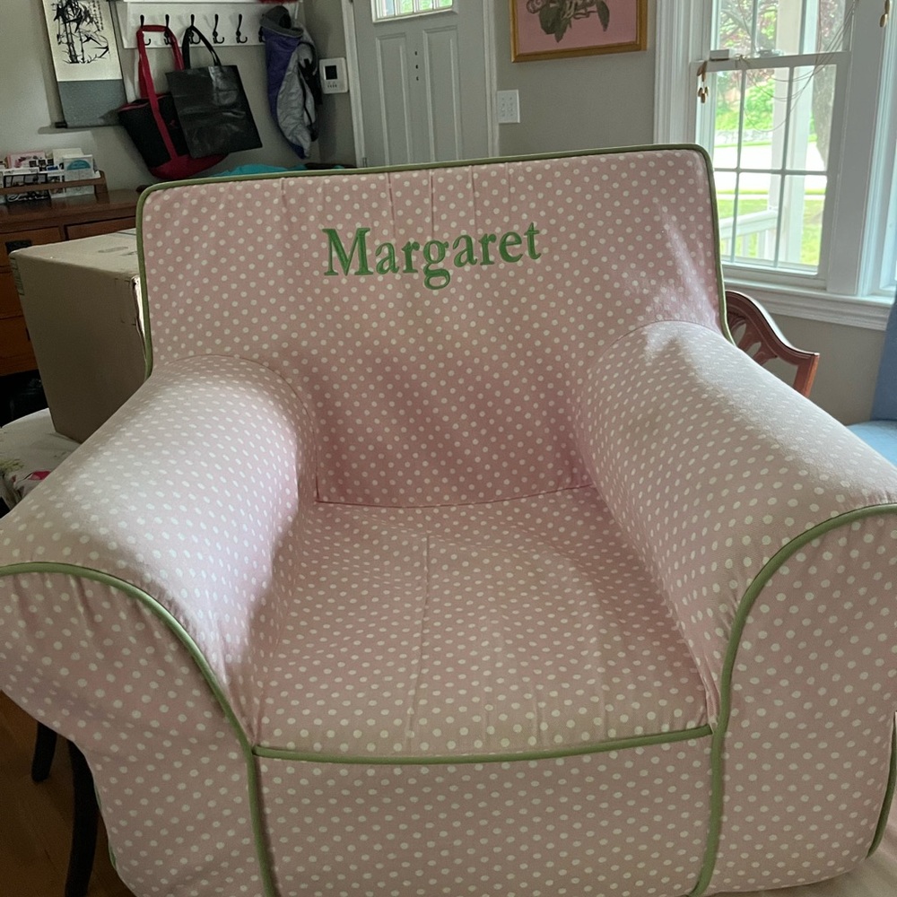 Pottery Barn Kids Standard Anywhere Chair SlipCOVER Margaret